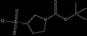 （S）-Tert-Butyl 3-（クロロスルホニル）ピロリジン-1-カルボン酸