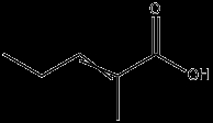 2-メチル-2-ペンテノ酸