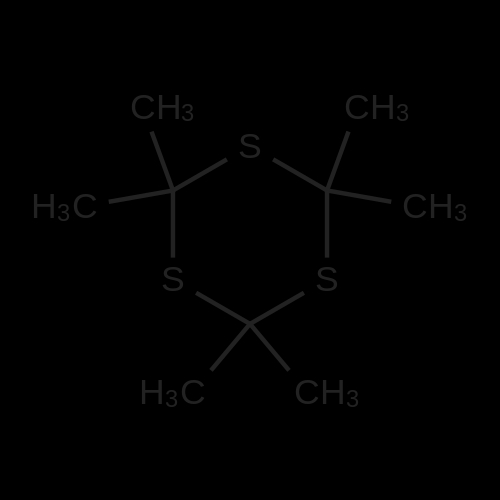 2,2,4,6,6,6-ヘキサメチル-S-トリチアン